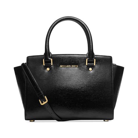 michael kors selma bag medium black|Michael Kors selma handbags.